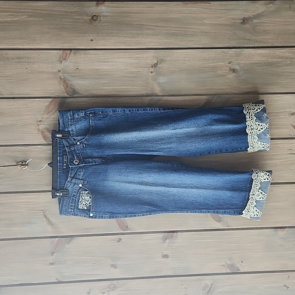 Blue Pointe Authentic Capri Jeans Size 7